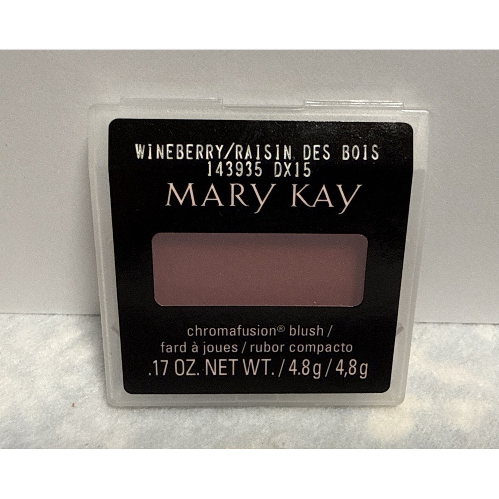 Mary Kay Chromafusion Blush WINEBERRY 143935 New Raisin Des Bois .17oz